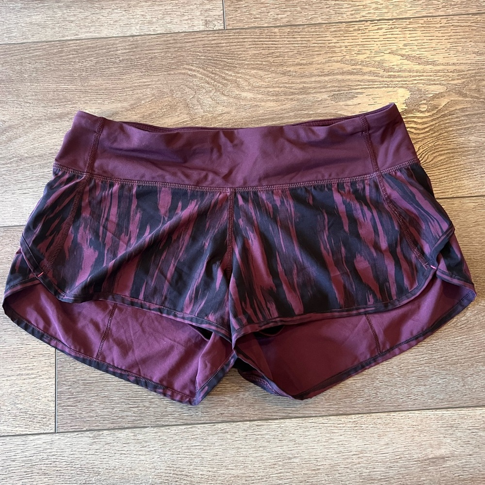 Lululemon speed short 2.5 low rise